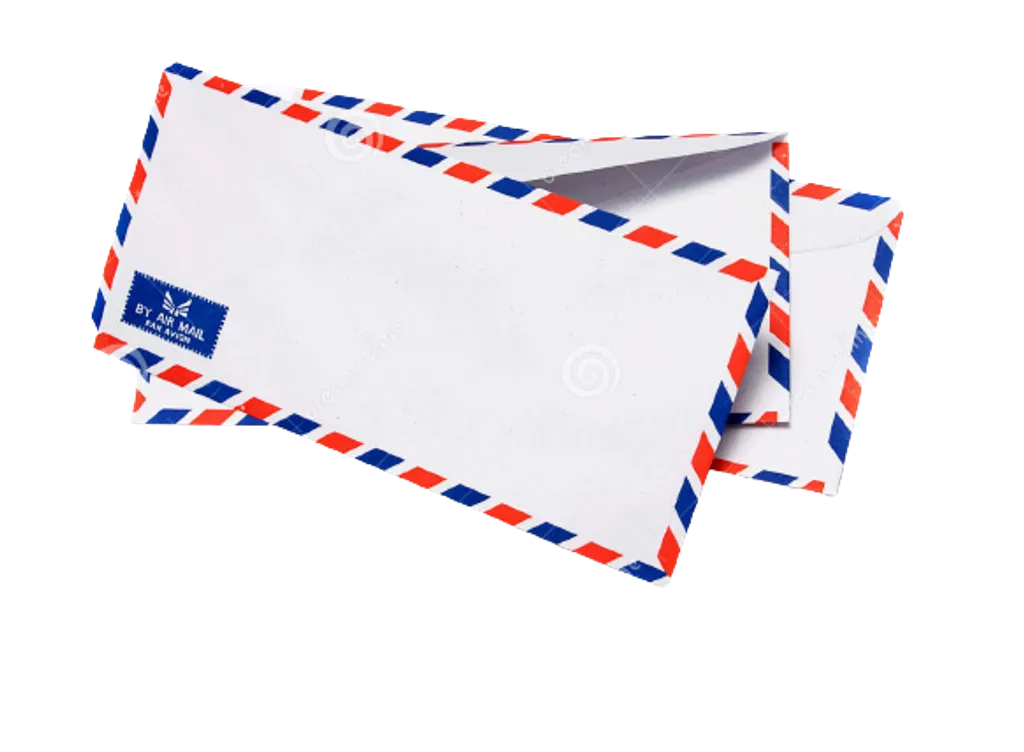 Air mail envelope 4"x9" inch pack of 10
